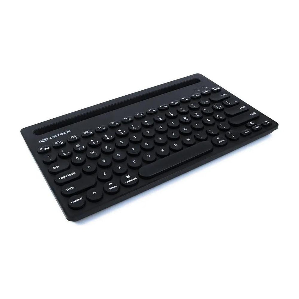 Teclado Bluetooth Sem Fio C3Tech K-BT200BK Preto