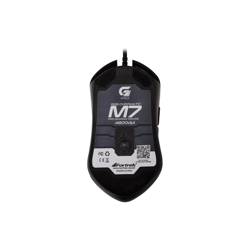 Mouse Com Fio Fortrek Pro Gaming Mouse M7