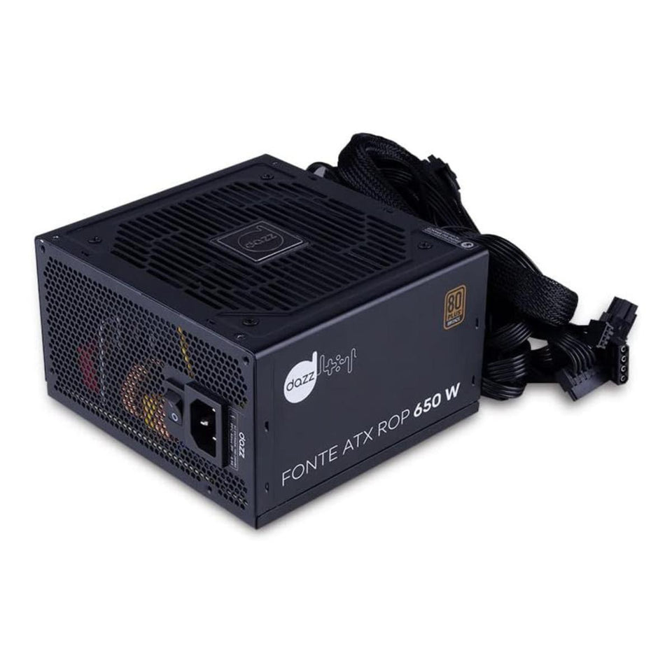 Fonte Atx Rop 650W Dazz Real 80 Plus Bronze Pfc Ativo