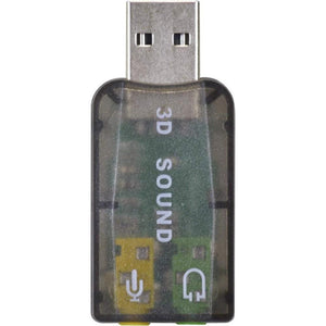 Adaptador Placa de Som USB 5.1 Virtual Vinik