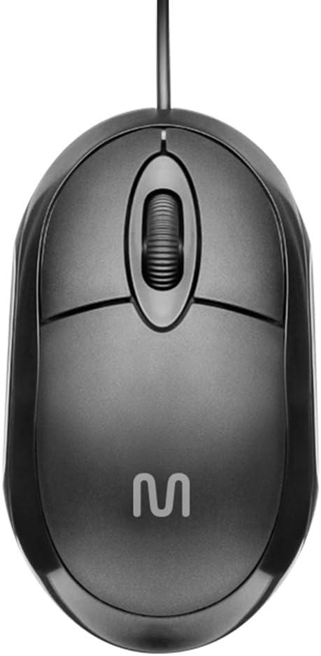 Mouse Usb Optico Com Fio Mo300 Preto Multilaser