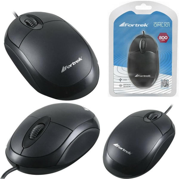 Mouse Opt Usb Fortrek Oml 101 800 Dpi