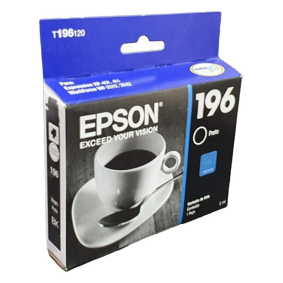 Cartucho de Tinta Epson 196 Preto Original