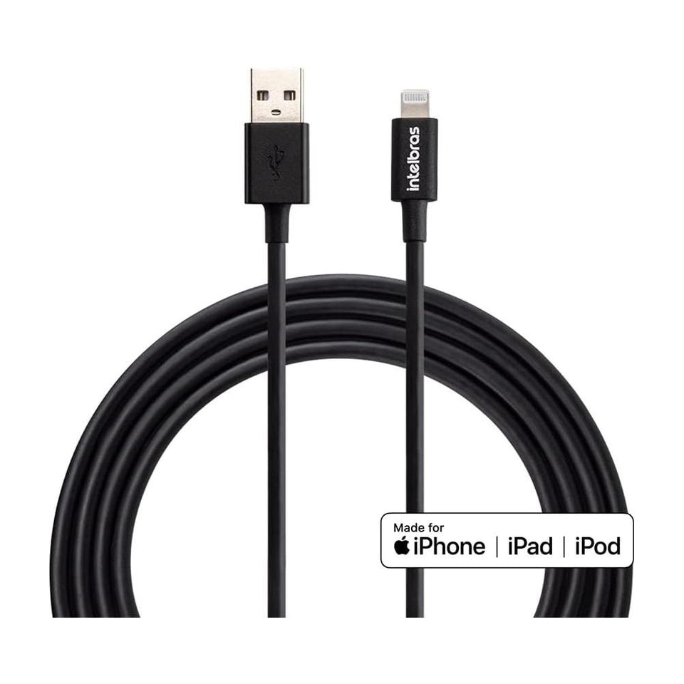 Cabo Lightning PVC Preto Intelbras