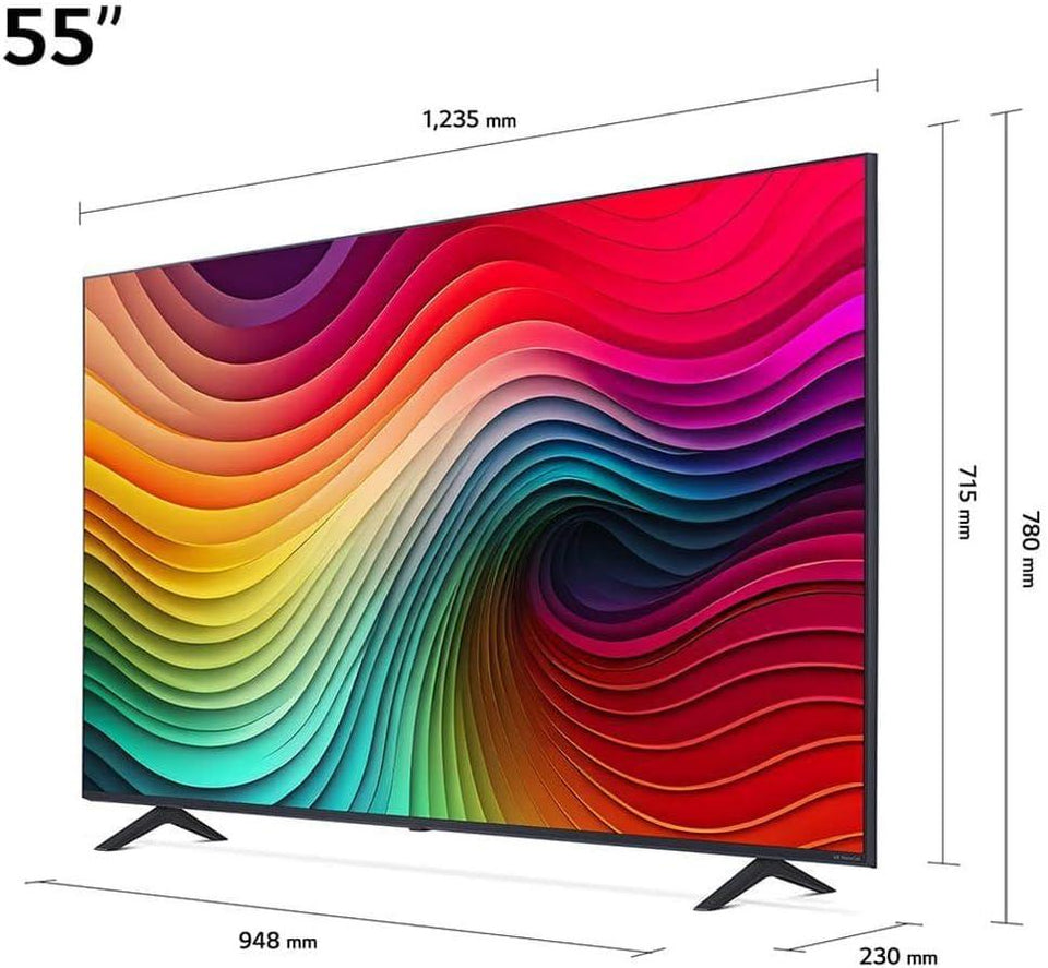 Smart TV LG 55” 4K UHD Wifi HDR NanoCell 55NANO80TSA
