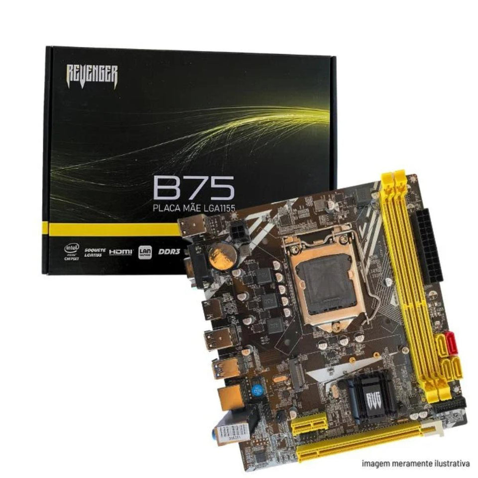 Placa-Mãe Revenger G-B75 Intel LGA 1155 DDR3