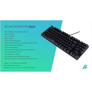 Teclado Mecanico A+ Plus Tech Barak Rainbow Switc