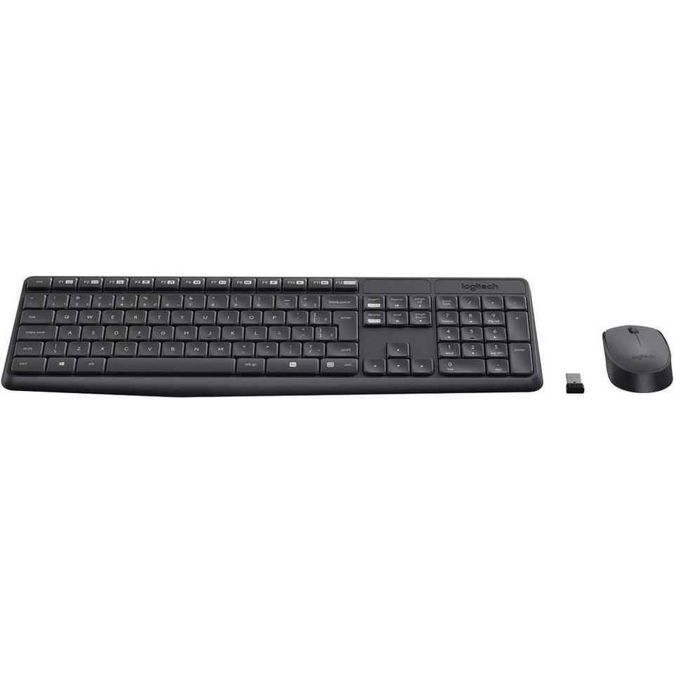 Kit Teclado e Mouse Sem Fio Logitech MK235