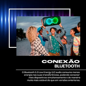 Caixa Amplificada Jbl Party Box Club 120 160W Bivolt