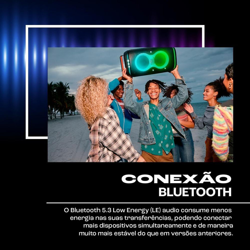 Caixa Amplificada Jbl Party Box Club 120 160W Bivolt