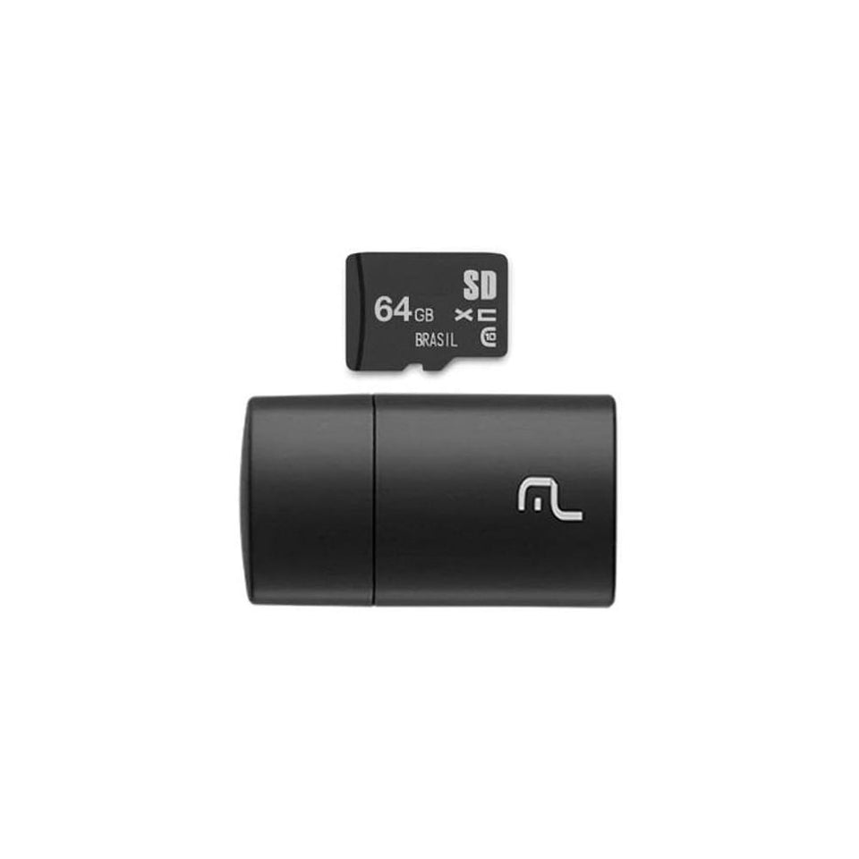 Leitor de Cartão de Memória 64GB USB