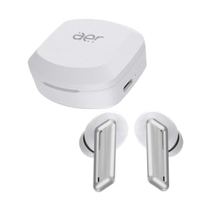 Fone De Ouvido S/Fio Geonav Tws Aerlive Branco/Cinza  Aer12