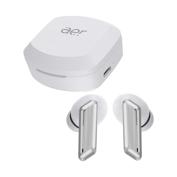 Fone De Ouvido S/Fio Geonav Tws Aerlive Branco/Cinza  Aer12
