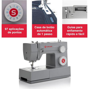 Maquina Costura Singer Pro 4423 127V Cinza