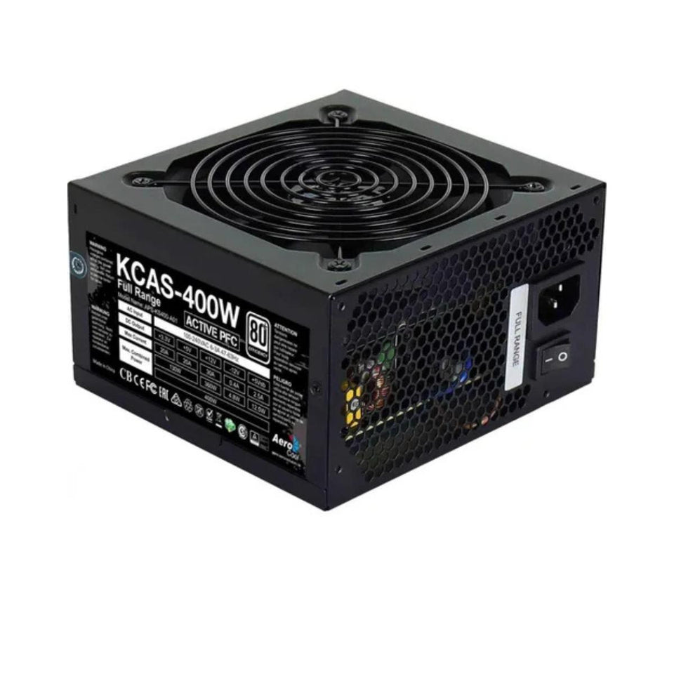 Fonte Aerocool Kcas, Full Range - 400W