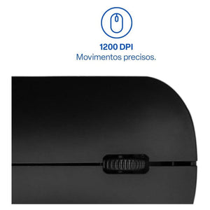 Mouse Sem Fio Multilaser 2.4GHz MO307 Preto