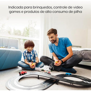 Bateria Recarregável 9V Elgin 250mAh