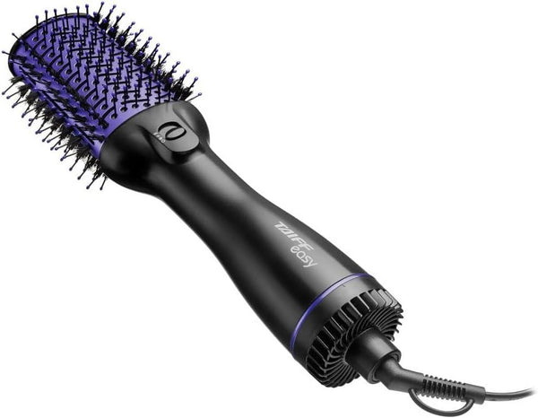 Escova Secadora Taiff Easy Oval 1200W Preta/Lilas 220V