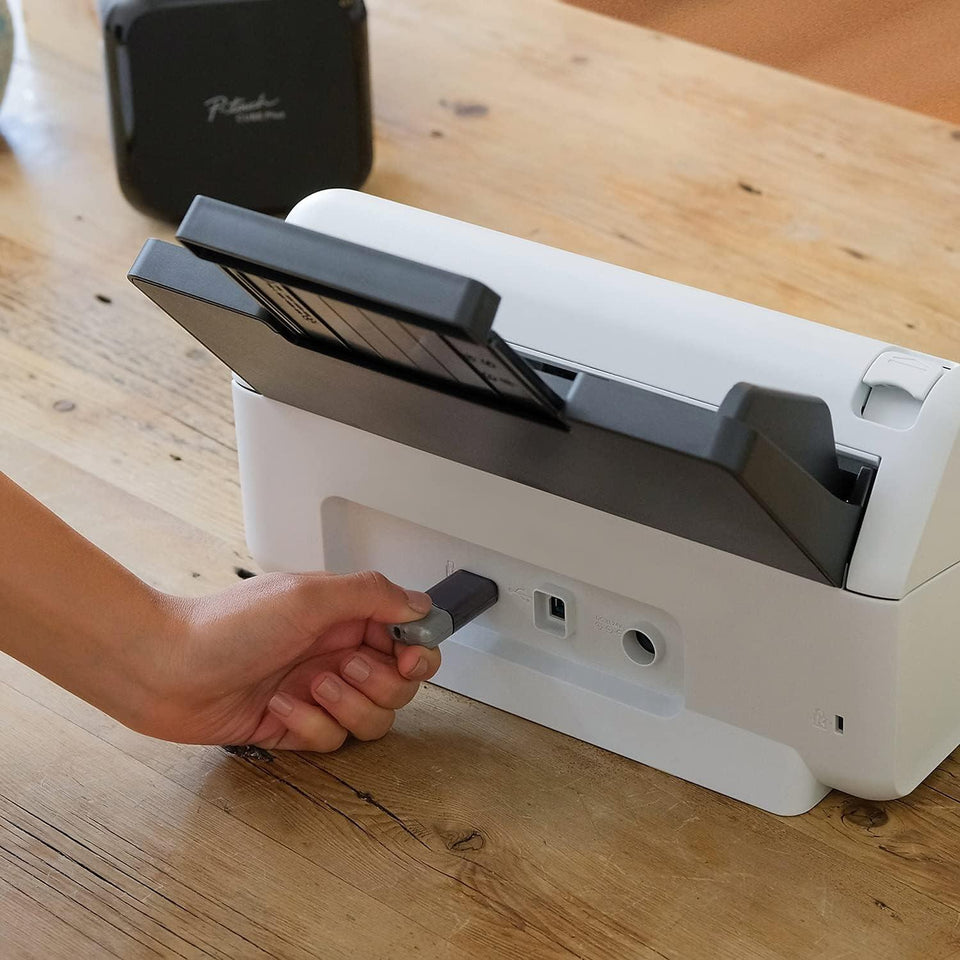 Scanner De Mesa Brother Ads-3100 Branco Bivolt