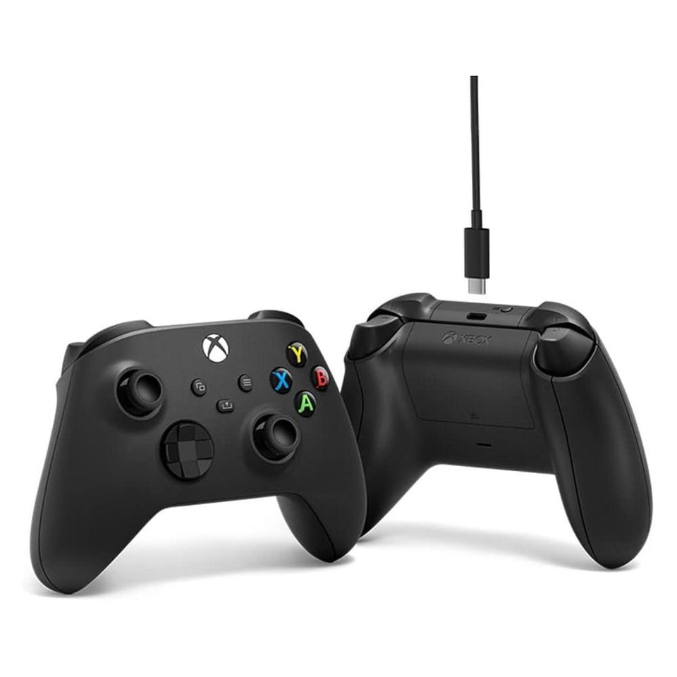 Controle para Xbox Sem Fio Preto + Cabo USB-C