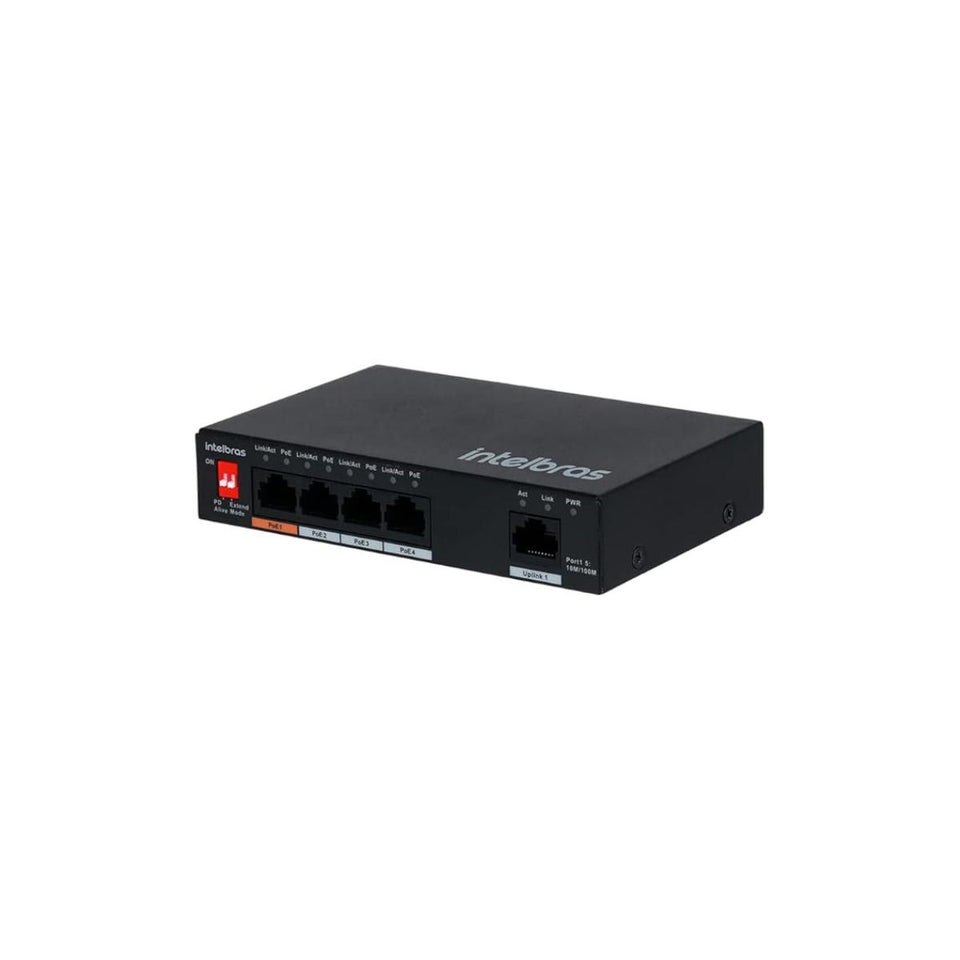 Switch Sf 500 5 P Fast C/ 4P Poe+ Intelbras
