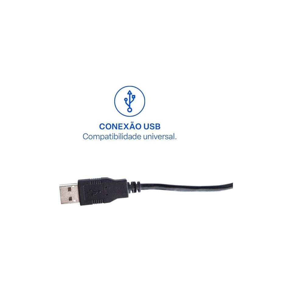 Mouse C Fio Mf400 Mo390 Multilaser Vermelho