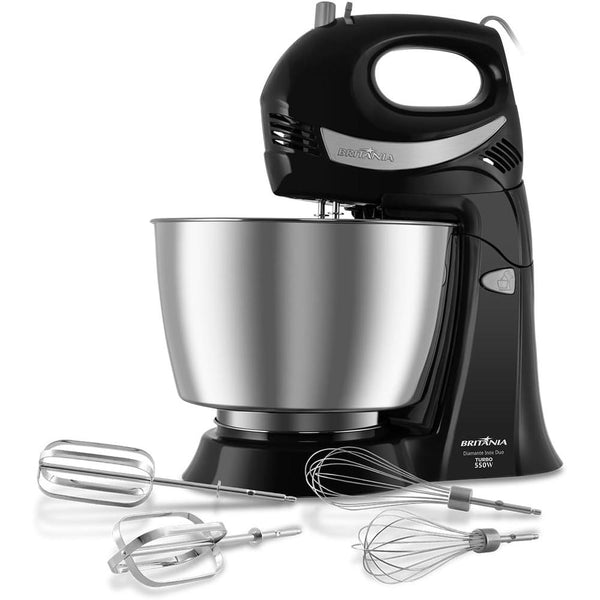 Batedeira Inox Britânia Diamante Turbo Duo 550W 127V