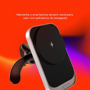 Carregador Veicular Magnetico Compativel Magsafe Geonav