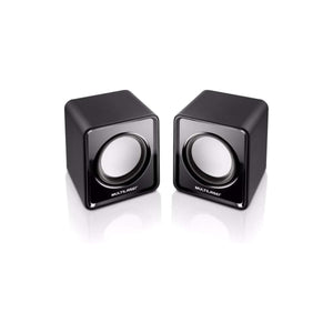 Caixa De Som Com Fio Usb/P2 Sp144 Preto Multilaser
