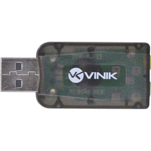 Adaptador Placa de Som USB 5.1 Virtual Vinik