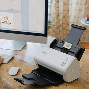 Scanner De Mesa Brother Ads-3100 Branco Bivolt