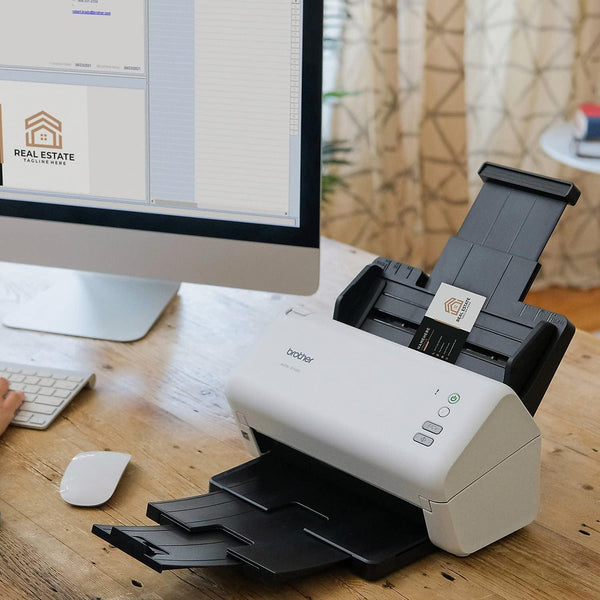 Scanner De Mesa Brother Ads-3100 Branco Bivolt