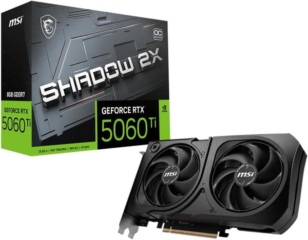 Placa de Video Msi Geforce Rtx 5060 Ti 8g Shadow 2x Plus 8gb