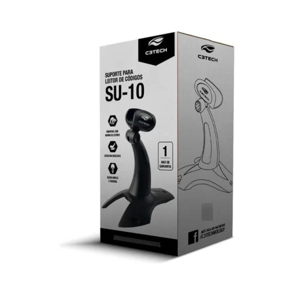 Suporte p/ Leitor de Código de Barras C3Tech SU-10BK