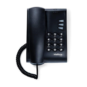 Telefone C/Fio Pleno Intelbras Preto