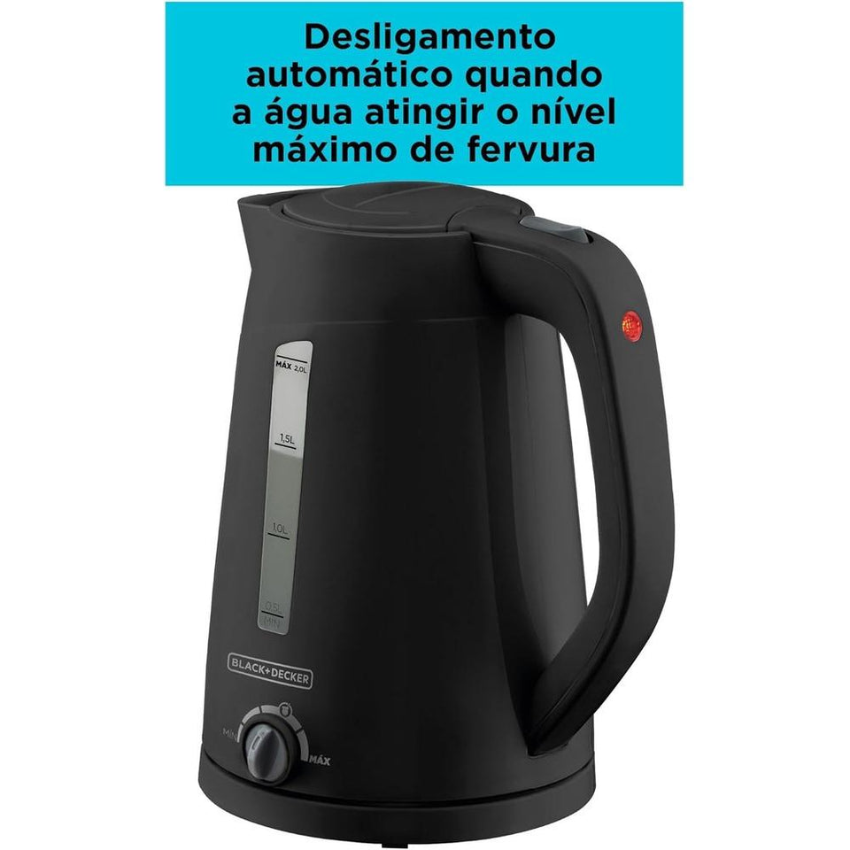 Chaleira 127V Black+Decker K2200-Br Preto