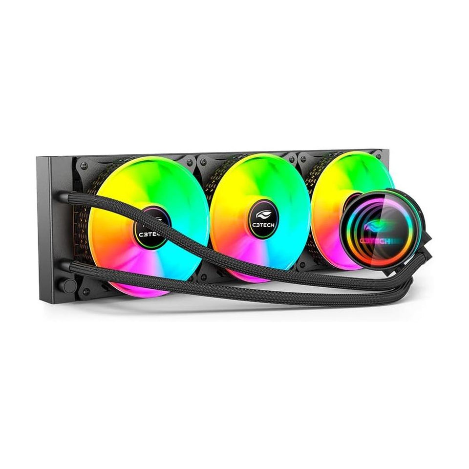 Water Cooler C3Tech 360mm FC-W360RGB Preto