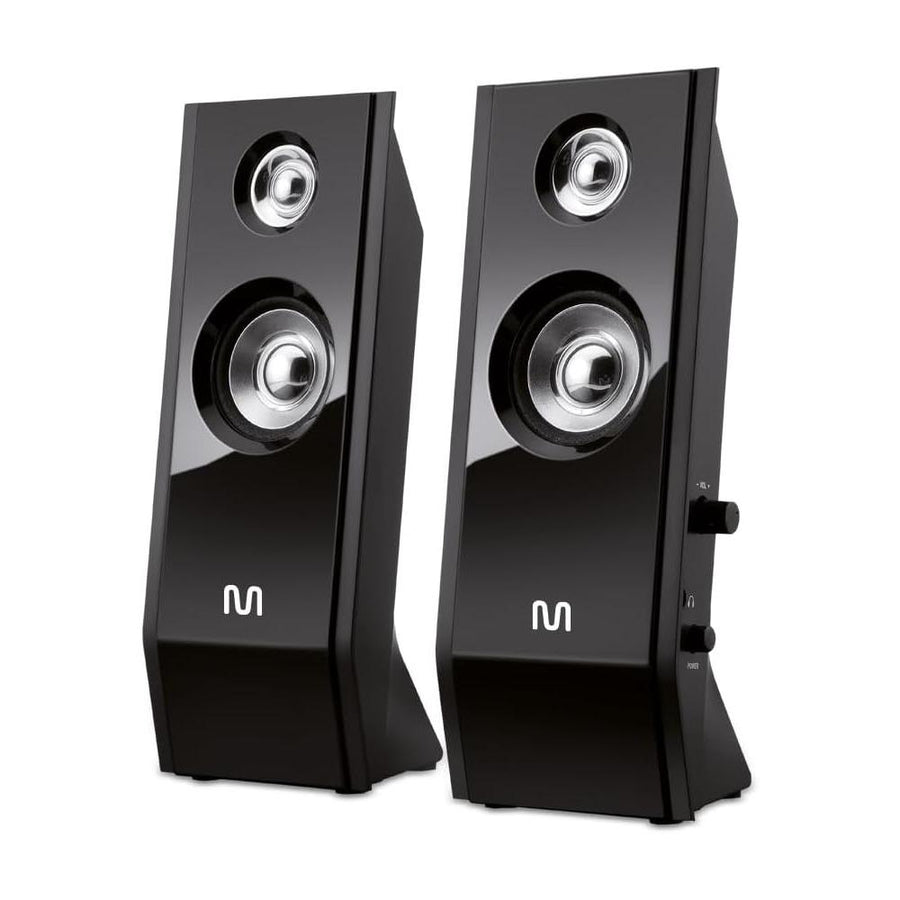 Caixa de Som p/ PC Multilaser SP091 USB e P2 Preta