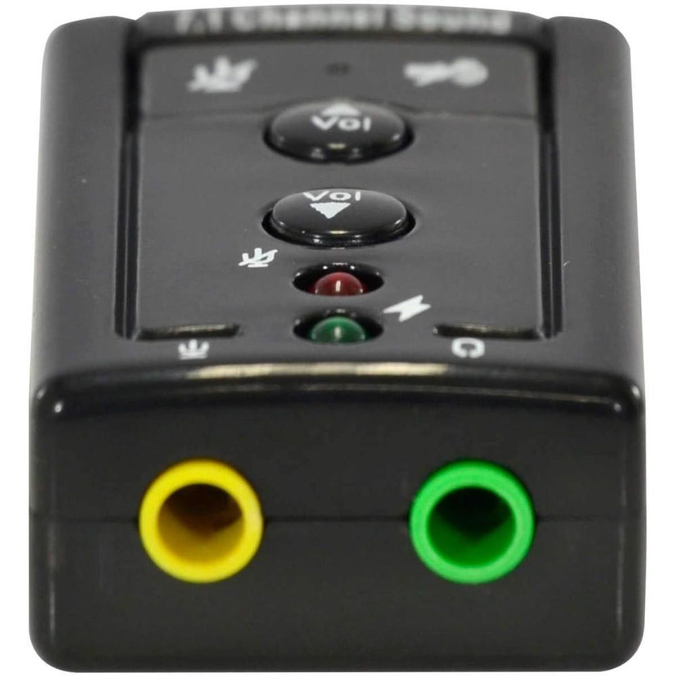 Adaptador Placa de Som USB 7.1 Virtual Vinik