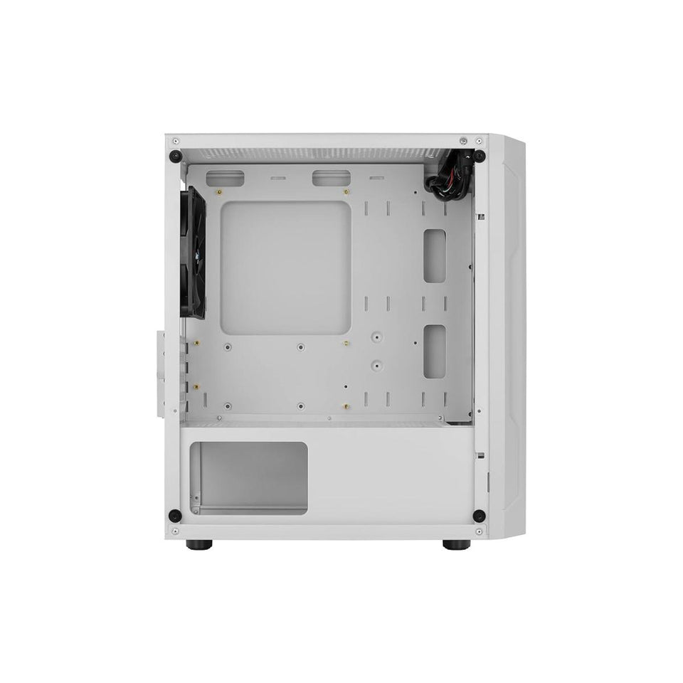 Gabinete Gamer Aerocool Trinity Mini Branco Lateral de Vidro
