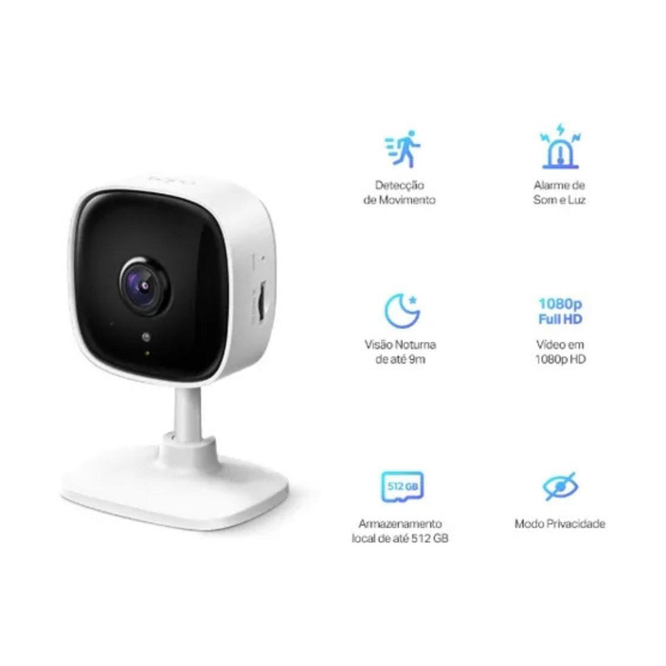 Câmera de Segurança Wi-Fi TP-Link Tapo TC60 Visão Noturna