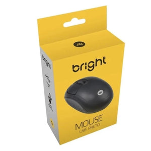 Mouse Com Fio Usb Optico Ps2 Preto Bright