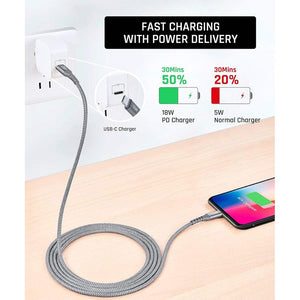 Cabo USB-C para Lightning 2 Metros i2GO