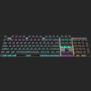 Teclado Gamer Mecânico HP GK400F LED ABNT2 Chumbo