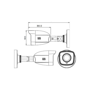 Camera Digital Mult Wcam An-P022-B11 Bullet 2Mp Full Hd