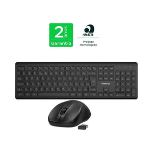 Kit Teclado E Mouse S/ Fio Csi 50 Intelbras