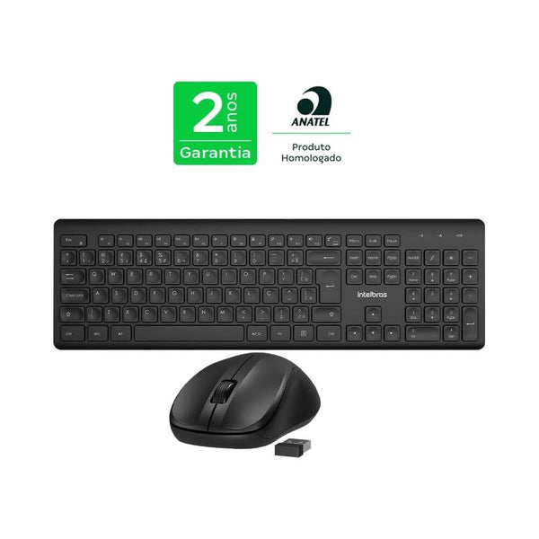 Kit Teclado E Mouse S/ Fio Csi 50 Intelbras