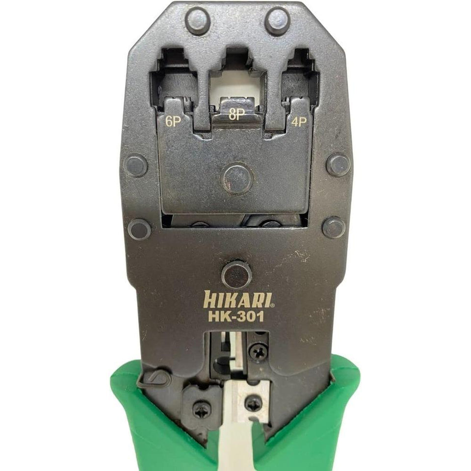 Alicate de Crimpar Hikari HK-301 para RJ45/RJ12/RJ11