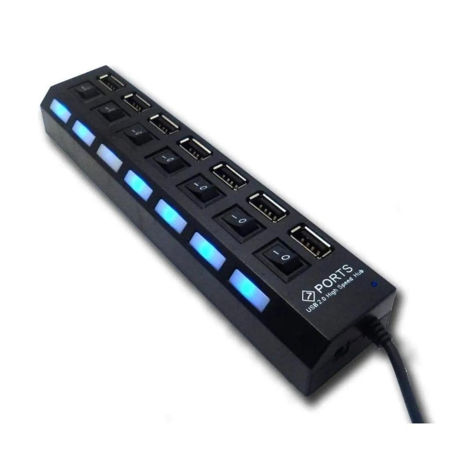 Hub USB 2.0 7 Portas Maxprint