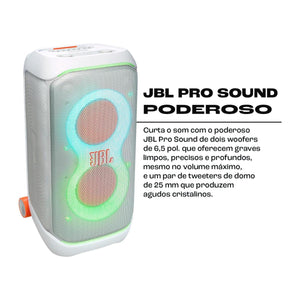 Caixa De Som Jbl Partybox  Box Stage 320 Branca